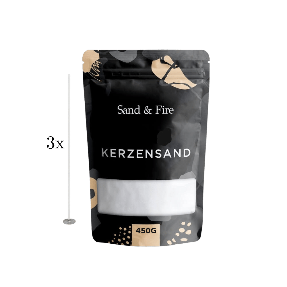 Kerzensand ohne Duft - Weiß 450g